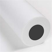 INTERFACING FUSIBLE HEAVY WEIGHT, 90CM X 50M-BADGE BACK WHITE -SPO